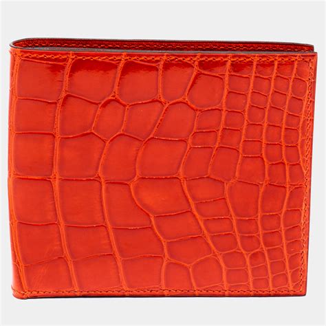hermes alligator bifold